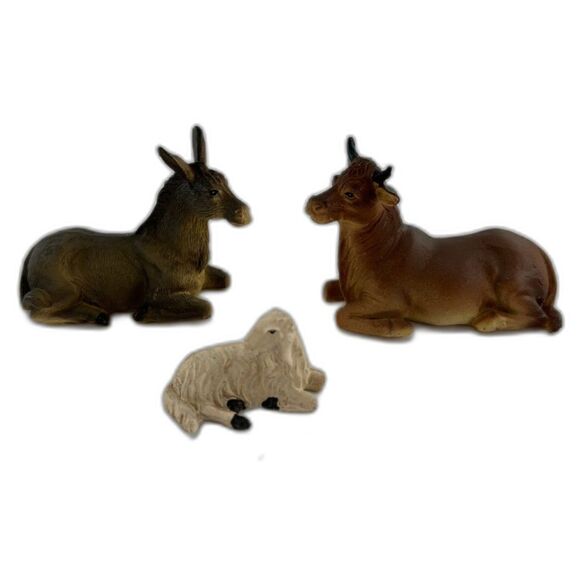 Robert Stanley Promise Of Christmas Creche 11 Resin Figures Orig Box Circa 2015 - Picture 11 of 13